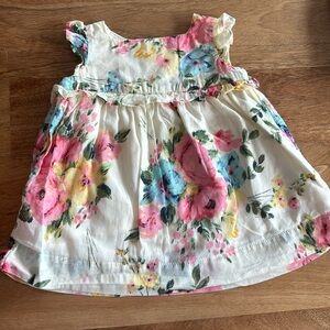 Gap 3-6M floral dress